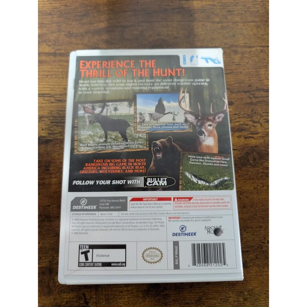 North American Hunting Extravaganza (Nintendo Wii, 2008) CIB Very Good Condition
